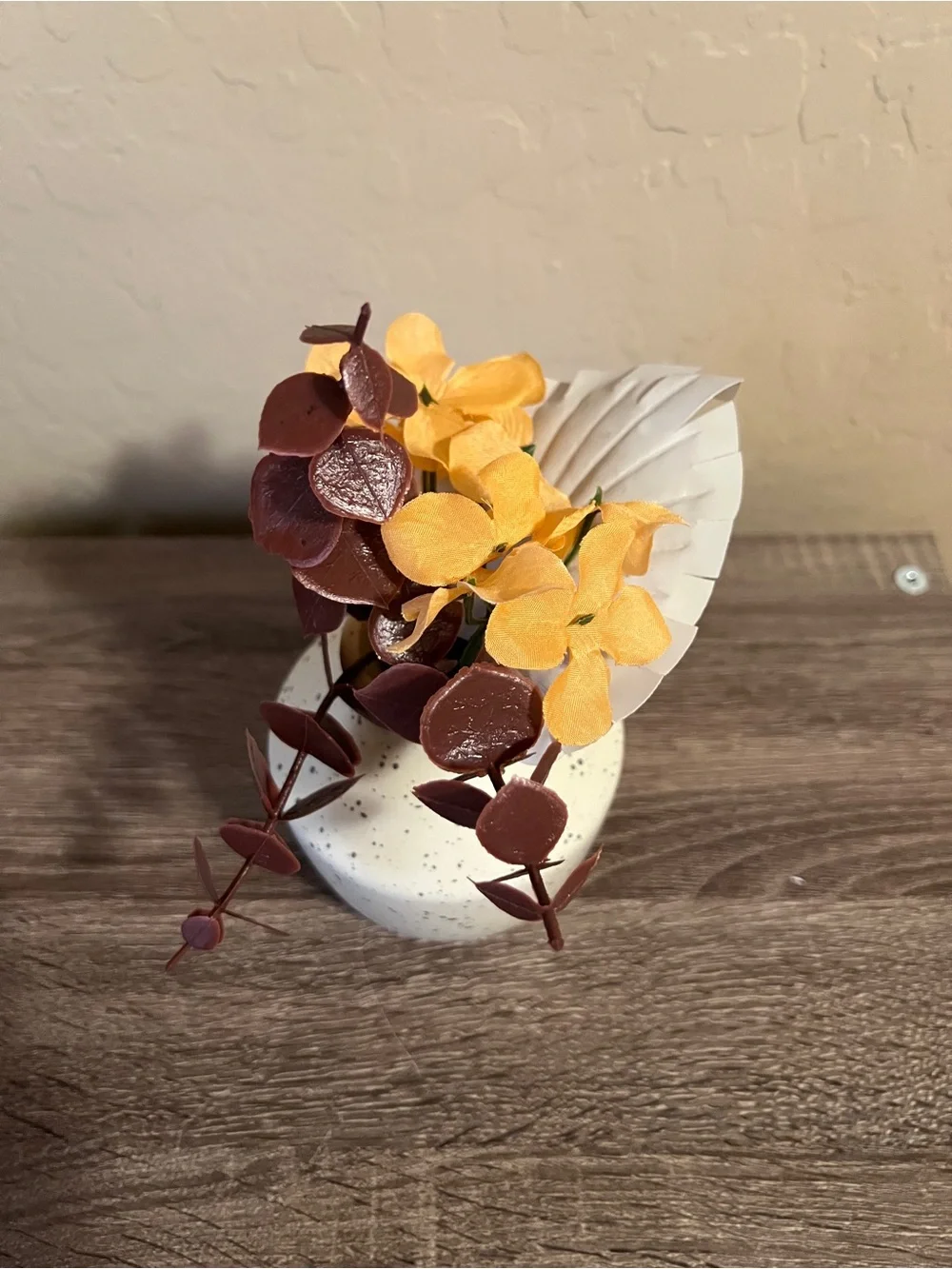 Target Bullseye Potted Floral Fall Ceramic Vase Flowers NWT